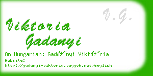 viktoria gadanyi business card